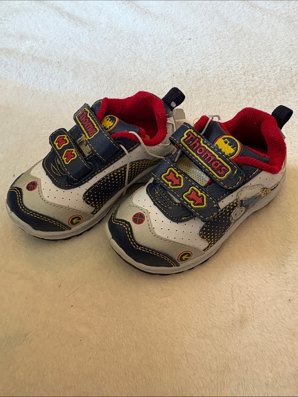 Thomas & Friends White, Navy and Red Sneakers